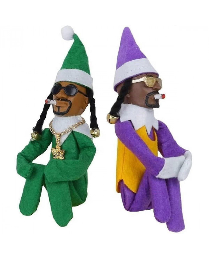Snoop sur un perron poupée elfe de Noël poupée elfe noir 118 pouces fait à la main Hip Hop poupée jouets en [...]