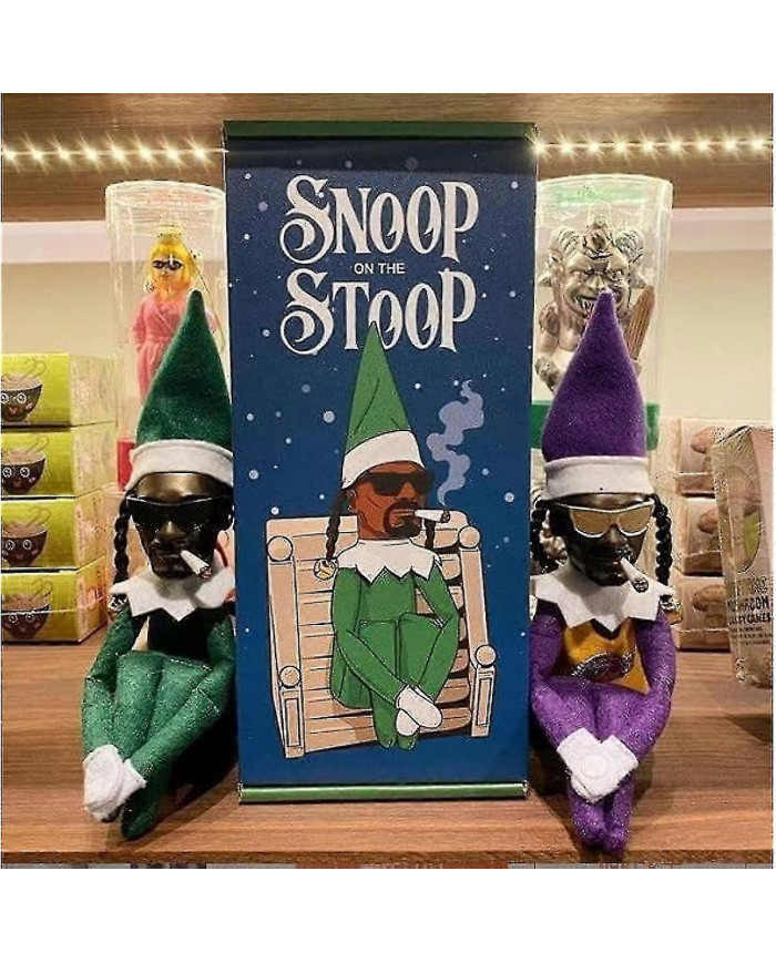 Snoop sur un perron poupée elfe de Noël poupée elfe noir 118 pouces fait à la main Hip Hop poupée jouets en [...]