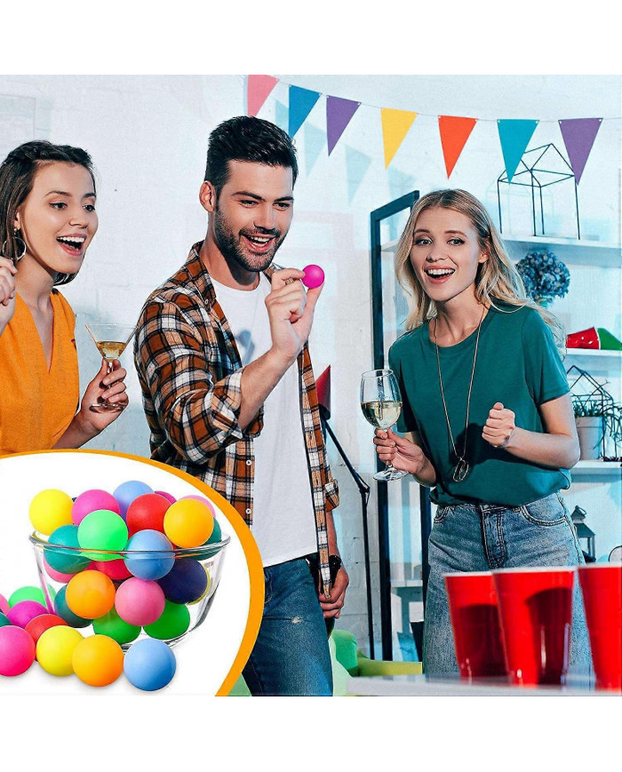 Paquet de 300 balles de ping-pong Balles de ping-pong de 40 mm, balles de ping-pong blanches