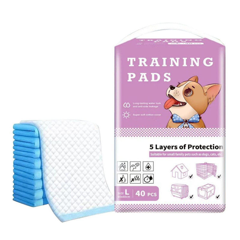 Lapin, toilette pour animaux de compagnie / coussinets d’apprentissage de la propreté, couche jetable absorbante [...]