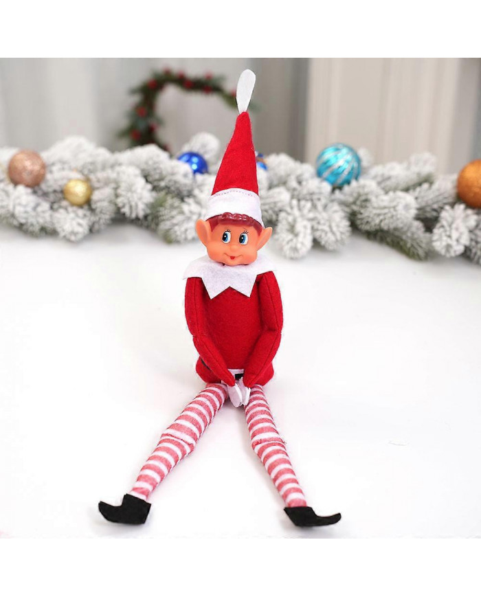 42cm Elfe de Noël Se comporter Mal Peluche Jouet Nouveauté Long Souple Vilain Garçon Elfe sur L’étagère Poupée des [...]