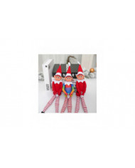 42cm Elfe de Noël Se comporter Mal Peluche Jouet Nouveauté Long Souple Vilain Garçon Elfe sur L’étagère Poupée des [...]