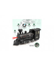 Ensemble de train miniature pour garçons - jouet de train électrique en métal avec locomotive à vapeur, voiture de [...]