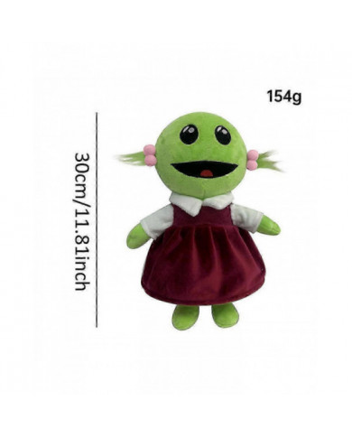 Nanalan Mona Jouet en peluche mignon dessin animé vert Alien doux poupée en peluche cadeau pour les enfants adultes