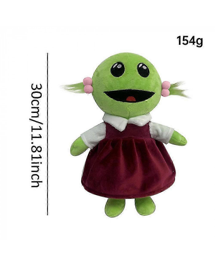 Nanalan Mona Jouet en peluche mignon dessin animé vert Alien doux poupée en peluche cadeau pour les enfants adultes