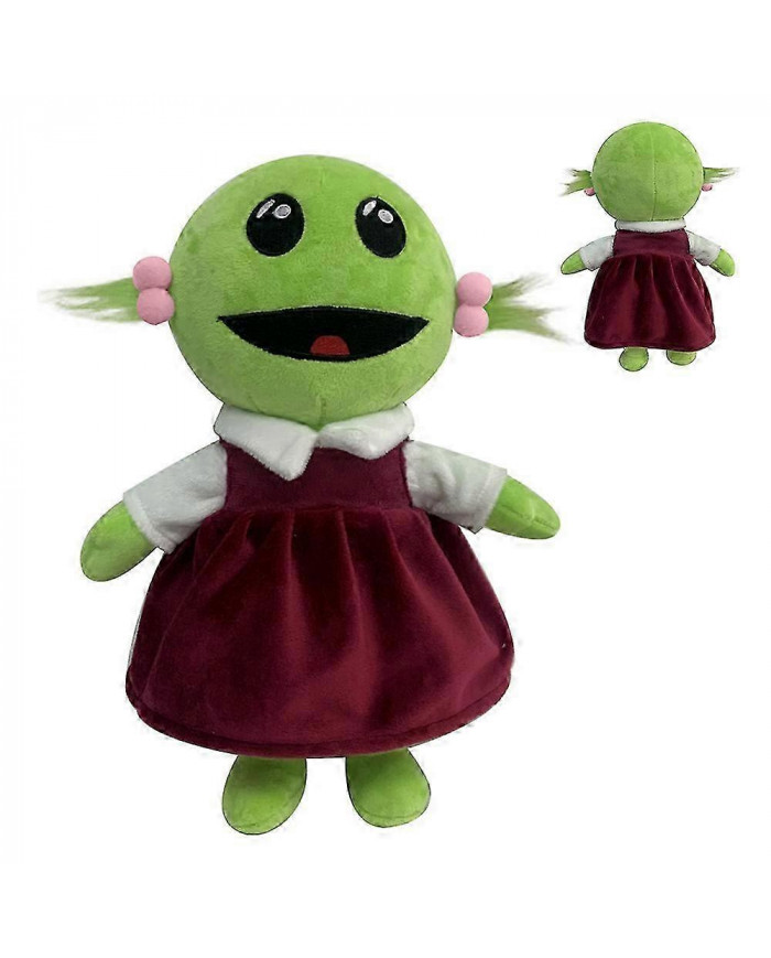 Nanalan Mona Jouet en peluche mignon dessin animé vert Alien doux poupée en peluche cadeau pour les enfants adultes
