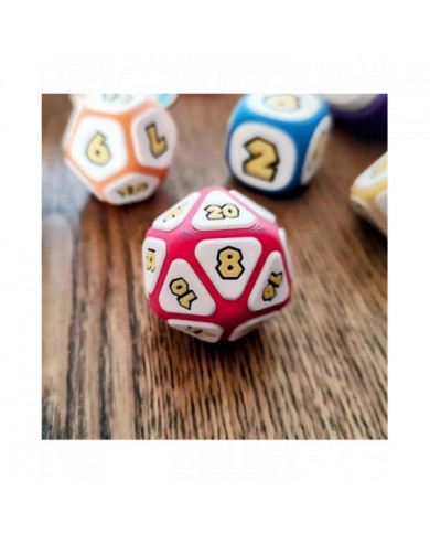 7PCS Champignon Party Tabletop Role-playing Game Dice, Cool Games DND Dice Set D D Famille Table Dice