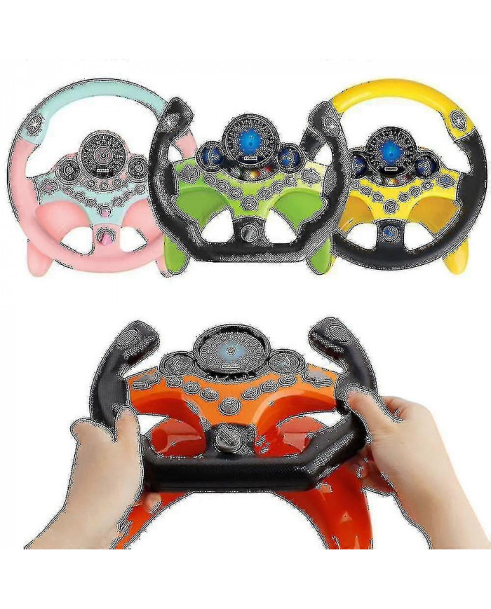 Simulation électrique Volant Jouets avec lumière et son éducation Enfants Copilote Enfants Voiture Jouets Vocal [...]