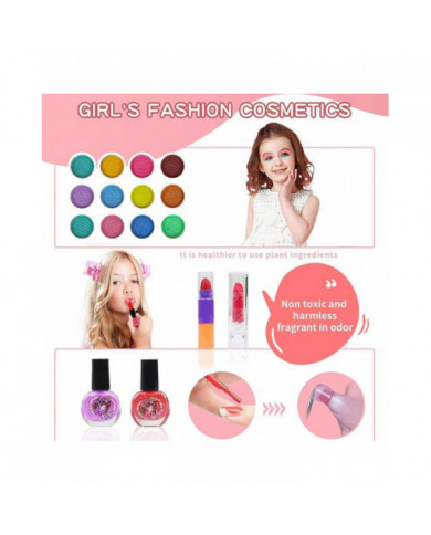 Enfants Lavable Maquillage Filles Jouets - Kit de maquillage pour enfants Maquillage Set Real