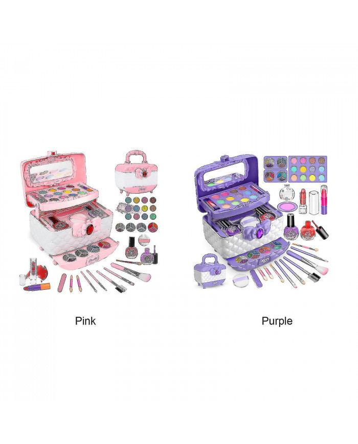 Enfants Lavable Maquillage Filles Jouets - Kit de maquillage pour enfants Maquillage Set Real