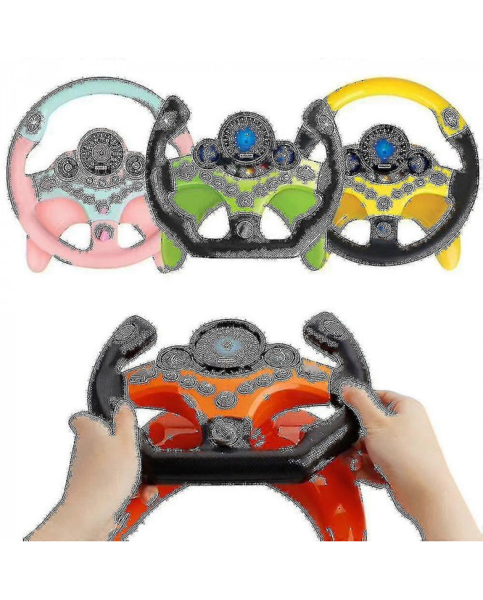 Jouet de volant de simulation électrique avec son et lumière Jouet éducatif de voiture Jouet de simulation de [...]