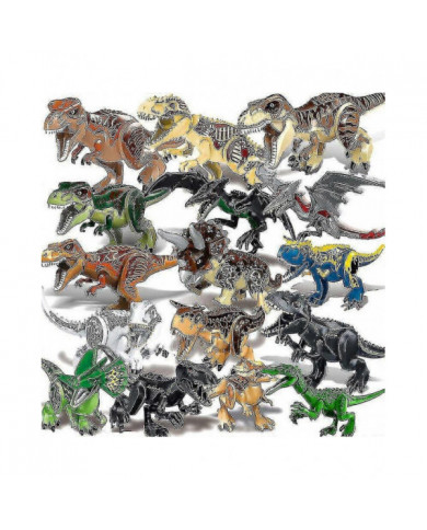 1pc Jurassic Grande Taille Dinosaure Building Blocks T-rex Quetzalcoatlus Baryonyx Action Figures Enfants Jouets Cadeaux