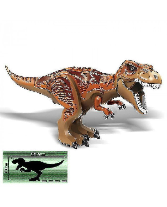 1pc Jurassic Grande Taille Dinosaure Building Blocks T-rex Quetzalcoatlus Baryonyx Action Figures Enfants Jouets Cadeaux