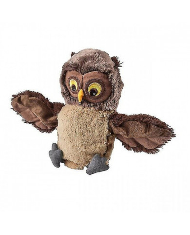 Kawaii Cartoon Animal Owl Bird Peluche Main Marionnette Bébé Bedtime Story Cadeau de Noël Cadeau de Noël 25cm
