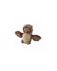 Kawaii Cartoon Animal Owl Bird Peluche Main Marionnette Bébé Bedtime Story Cadeau de Noël Cadeau de Noël 25cm