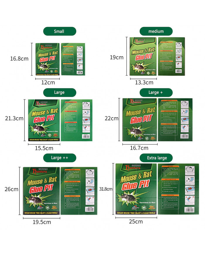 Strong Mouse Catching Sticker Professional Thicken Mice Pad Board for Indoor Outdoor