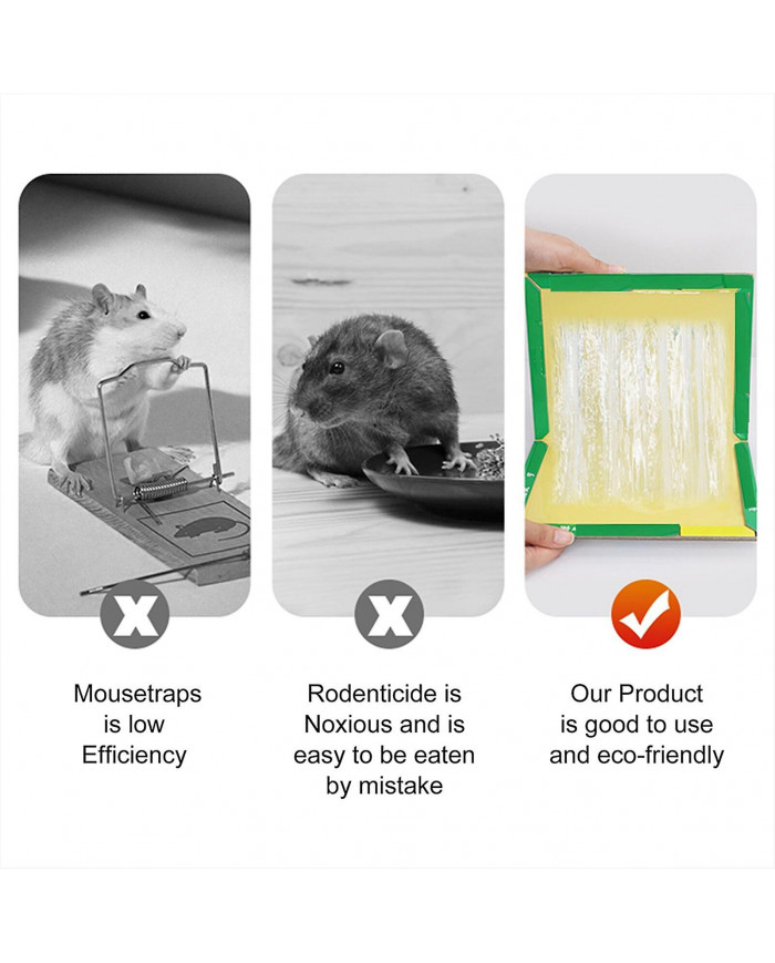 Strong Mouse Catching Sticker Professional Thicken Mice Pad Board for Indoor Outdoor