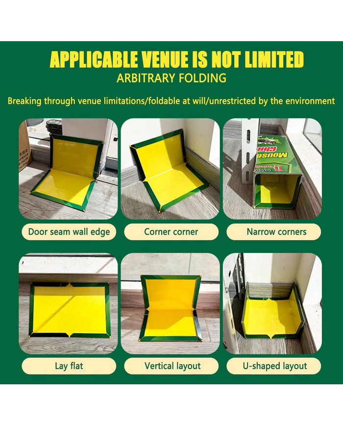 Strong Mouse Catching Sticker Professional Thicken Mice Pad Board for Indoor Outdoor