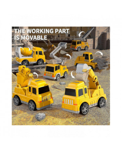 7 en 1 camion friction puissance jouet voiture, camion de pompiers jouets de camion de construction camions de [...]