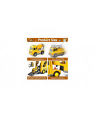 7 en 1 camion friction puissance jouet voiture, camion de pompiers jouets de camion de construction camions de [...]