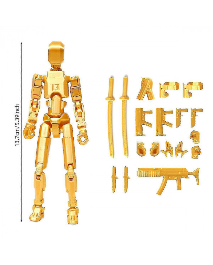 T13 Action Figure Titan 13 Action Figure Robot Action FigureAction imprimée en 3D