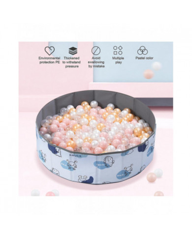 100pcs Ball Pit Balls Épaissi Sans Odeur Haute Élastique Coffre-fort Résistant aux morsures Divertissement Pe [...]