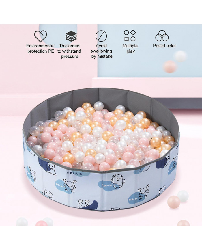 100pcs Ball Pit Balls Épaissi Sans Odeur Haute Élastique Coffre-fort Résistant aux morsures Divertissement Pe [...]