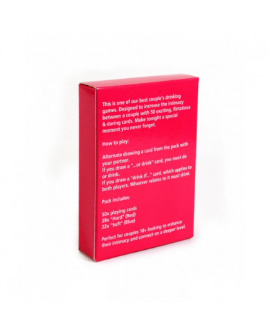 Excited Exhausted Couples Drinking Game Cards Lightweight Portable Game Cards Toy for Date Night