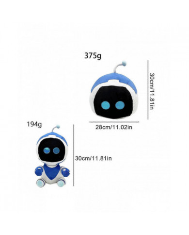Astro's Playroom Astro Bot 12" Poupée en peluche Play Station PS5 Poupée en peluche en peluche, Promotion