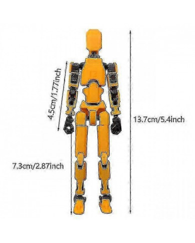 T13 Action Figure Titan 13 Action Figure Robot Action FigureAction imprimée en 3D