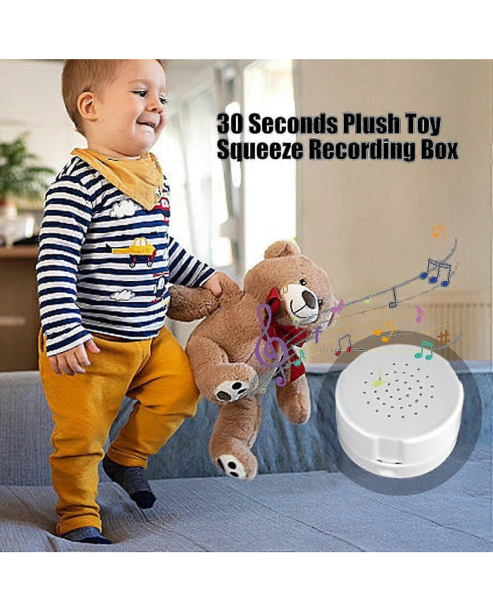 Enregistreur Vocal Pour Ours En Peluche Presse Enregistreur Enregistreur De Caisse De Résonance Vocale [...]