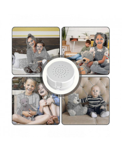 Enregistreur Vocal Pour Ours En Peluche Presse Enregistreur Enregistreur De Caisse De Résonance Vocale [...]