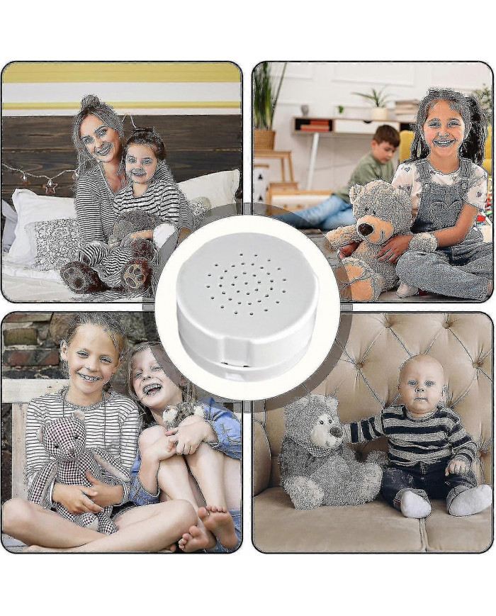 Enregistreur Vocal Pour Ours En Peluche Presse Enregistreur Enregistreur De Caisse De Résonance Vocale [...]