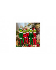 33cm Couple de Noël Le Grinch Peluche Poupée Jouet Noël Décoration Ornement Enfants Cadeau