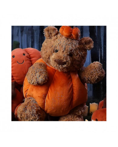 Créatif Mignon Halloween Citrouille Ours En Peluche Jouet Poupée Poupée Enfants