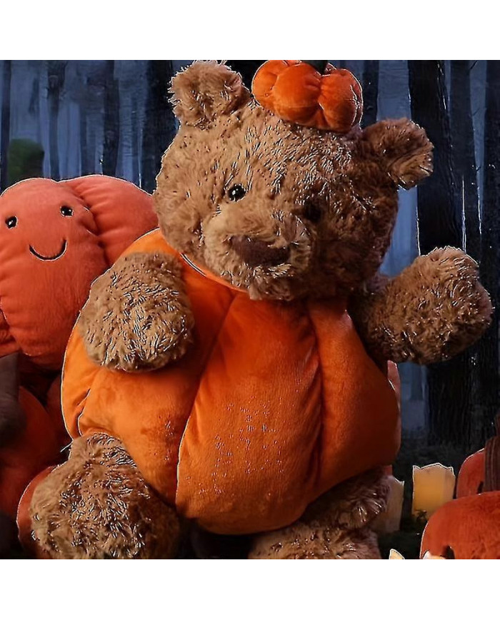 Créatif Mignon Halloween Citrouille Ours En Peluche Jouet Poupée Poupée Enfants