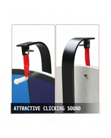 24 « Tabletop Color Prize Wheel 14 Slots Dry Erase Show Fortune Spinning Game