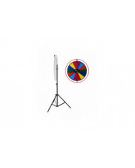 24 « Tabletop Color Prize Wheel 14 Slots Dry Erase Show Fortune Spinning Game