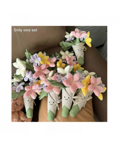 Peluche Fleur En Peluche Jouets Bouquet Poupée Dessin Animé Peluche Oreiller Anniversaire Cadeau De Jour De Remise [...]