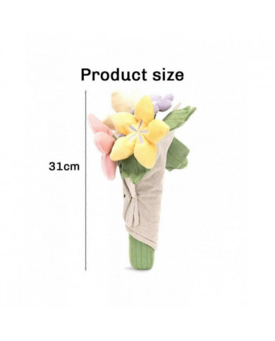 Peluche Fleur En Peluche Jouets Bouquet Poupée Dessin Animé Peluche Oreiller Anniversaire Cadeau De Jour De Remise [...]