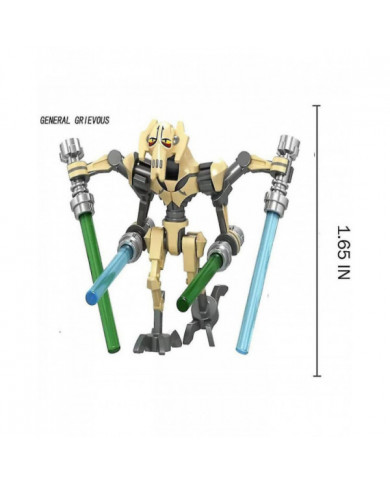 28pcs Pack Battle Soldiers, généraux et droïdes avec des armes Minifigure Set, Building Blocks Action Figures Toy [...]