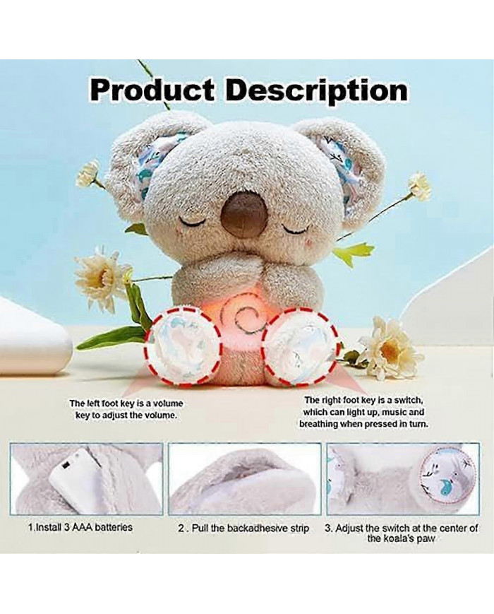 Soulagement Koala respiration jouet en peluche, Soulagement de l’anxiété Peluche Respiration en peluche, Koala [...]