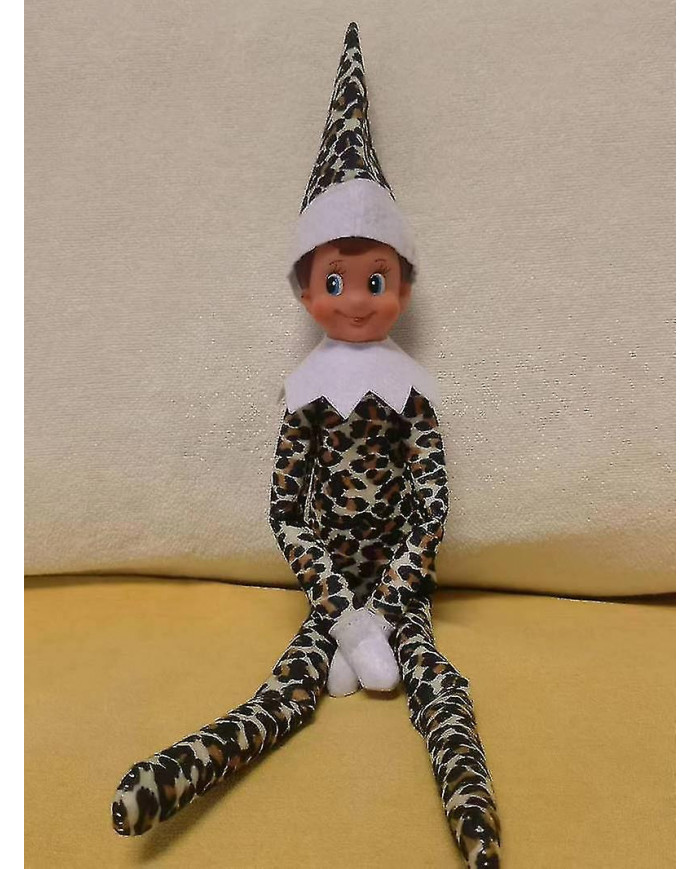 La poupée elfe décoration de Noël enfants cadeau Suprise peluche jouet vacances reideer elfes rose rouge Colours_ai