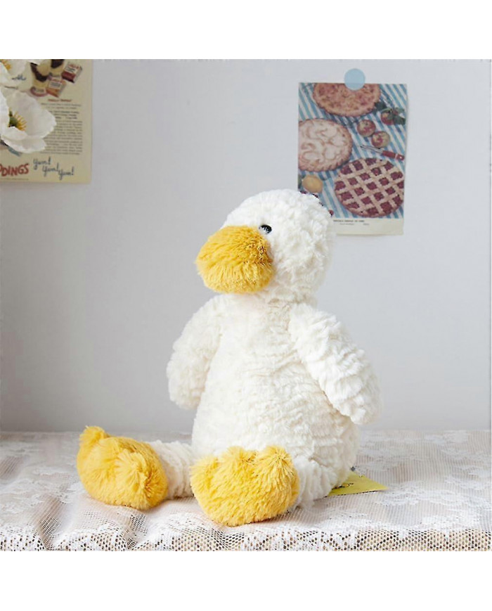 Animaux En Peluche Mignon De Canard, Doux Canard Blanc En Peluche Oreillers Kawaii Étreindre Squishy Duck Doudou [...]