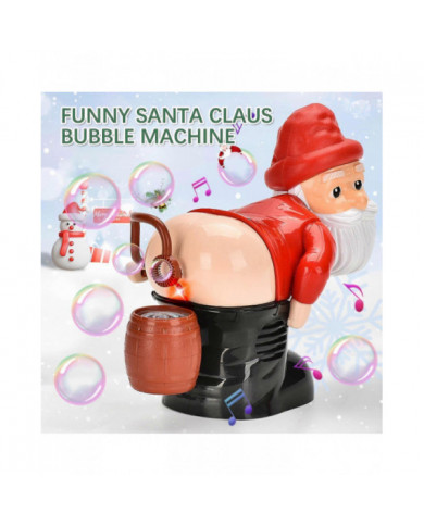 2023 Noël Nouvelle machine à bulles automatique avec lumières, musique, jouets à bulles drôles du Père Noël [...]