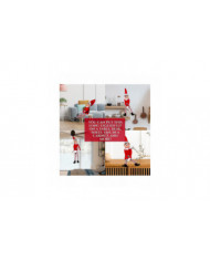 1 x elfe se comportant mal avec du velcro à la main - peluche douce elfe sur pattes - jouet fantaisie de Noël - [...]