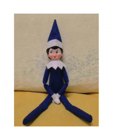 L’elfe poupée Noël Decor enfants cadeau surprise peluche jouet vacances Reideer elfes rose rouge Colours_ai-zong