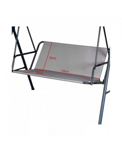 Pièce de rechange pour couvercle de siège oscillant de jardin Banc / hamac 2/3 places