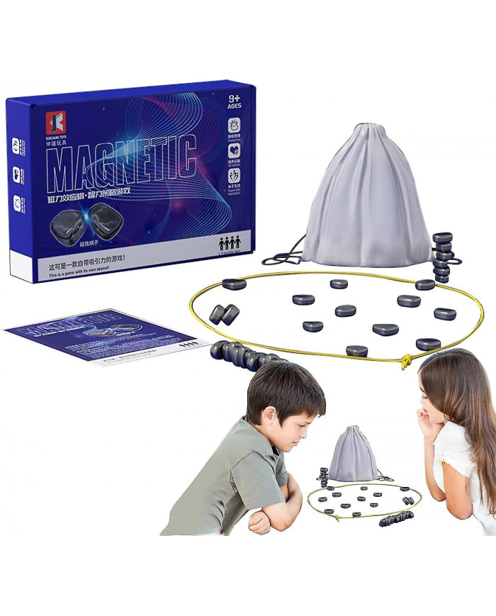 Table Magnetic Game, Chess Board Game With Magnetic, Chess Set, Magnetic Stone Board Game, Portable Magnetic Stone [...]