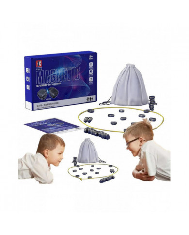 Échiquier magnétique - Jeu de plateau d’échecs avec effet magnétique - Jeu de dames éducatif, fournitures de fête [...]